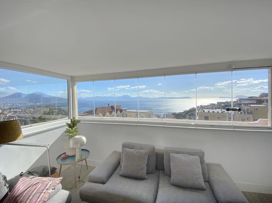 Apartamento The Attic 'Panorama' Nápoles Exterior foto